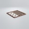 Ekena Millwork Extra Small Genoa Decorative Fretwork Wood Wall Panels, Hickory, 7 3/8"W x 7 3/8"H x 3/8"T WALW08X08X0375GNAHI - alternate 5